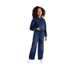 Knit Denim Hoodie Sweatshirt - Denny's