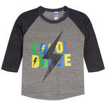 Cool Dude Lightning Bolt Raglan Tee - Denny's