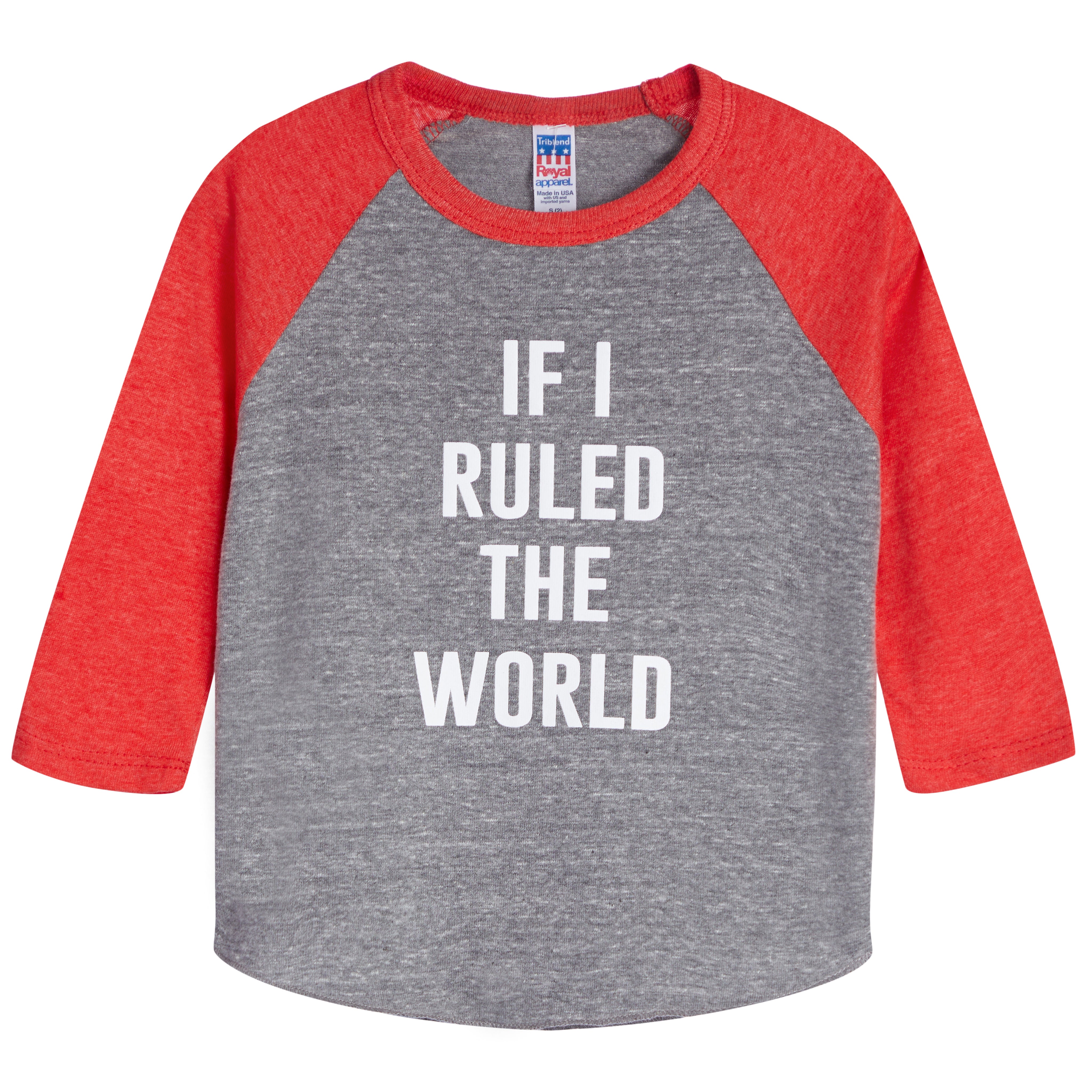 If I Ruled The World Raglan Tee - Denny's