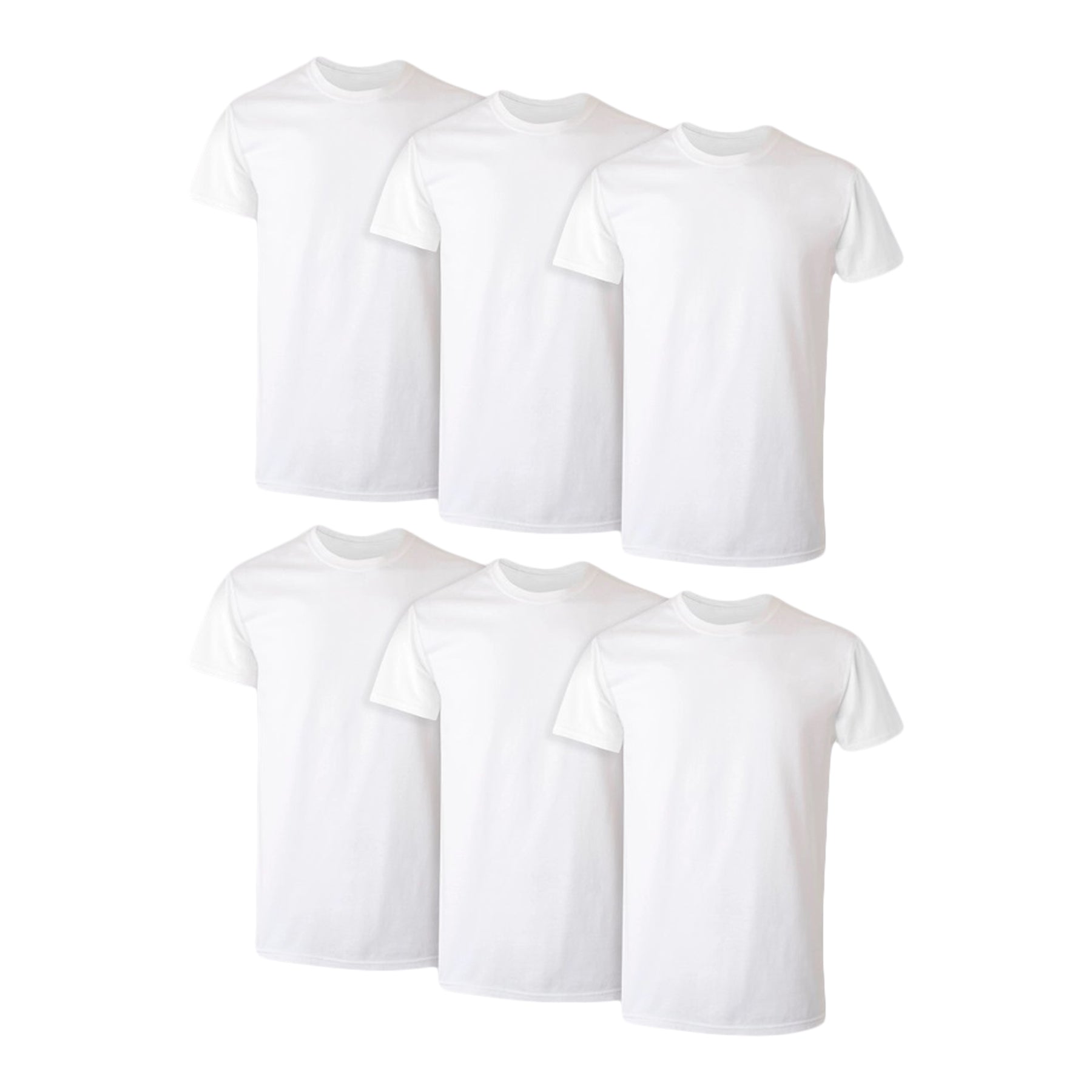 Mens Crew Tee Shirt 6 Pack - Denny's