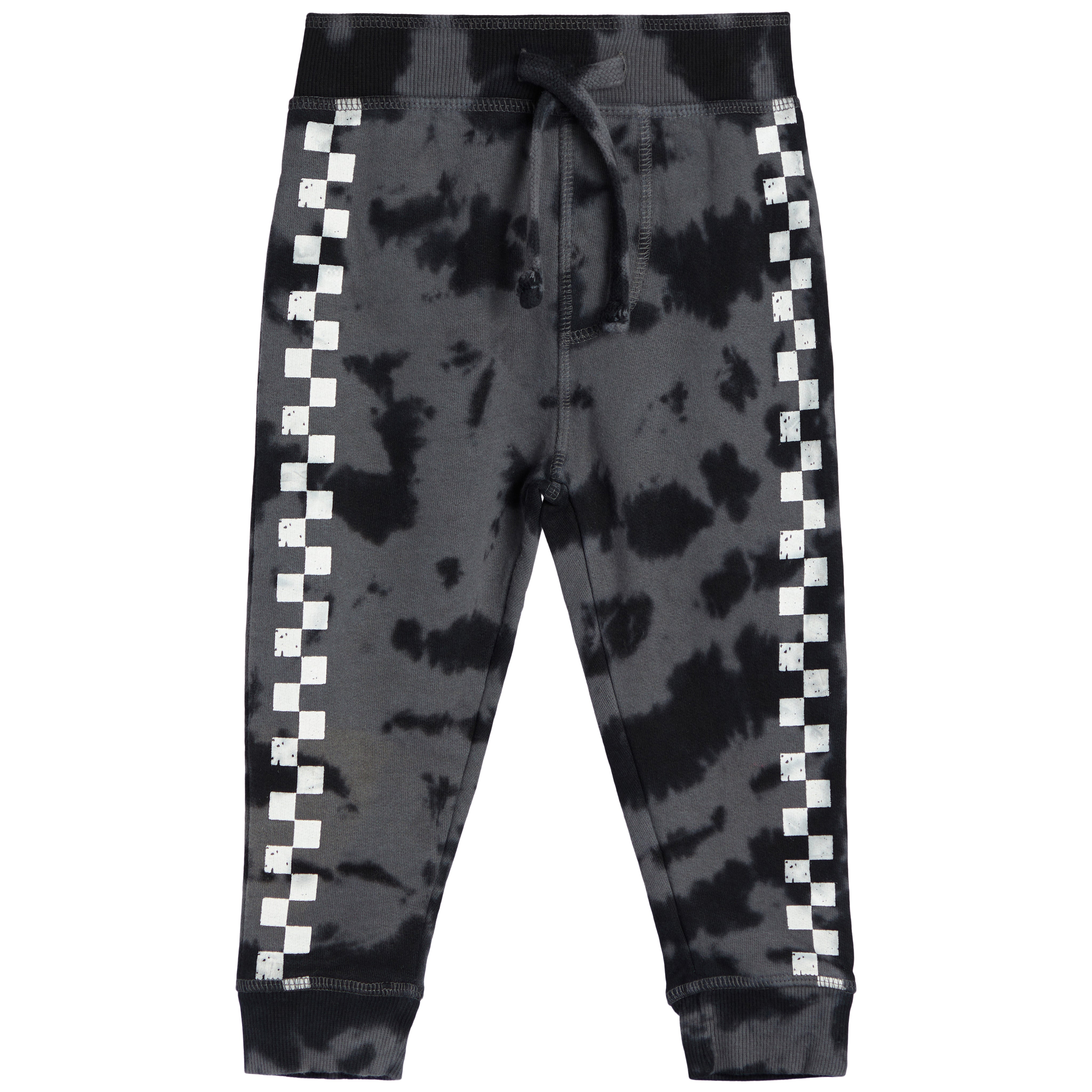 Check Side Stripe Tie Dye Jogger - Denny's
