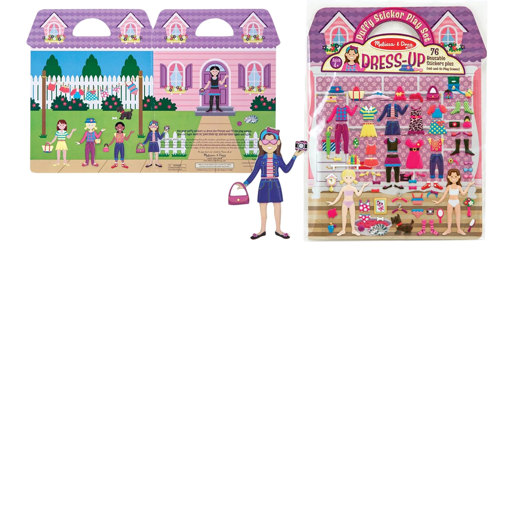 Puffy Stickers Play Set: Dress Up - Denny's