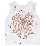 Tank With Heart Bow And Splatter