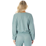 Hacci Deep Vneck Drawstring Top - Denny's