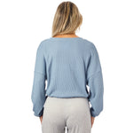 Hacci Deep Vneck Drawstring Top - Denny's