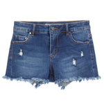 5 Pocket Brittany Fray Short - Denny's