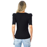Nancy Puff Sweater Tee - Denny's