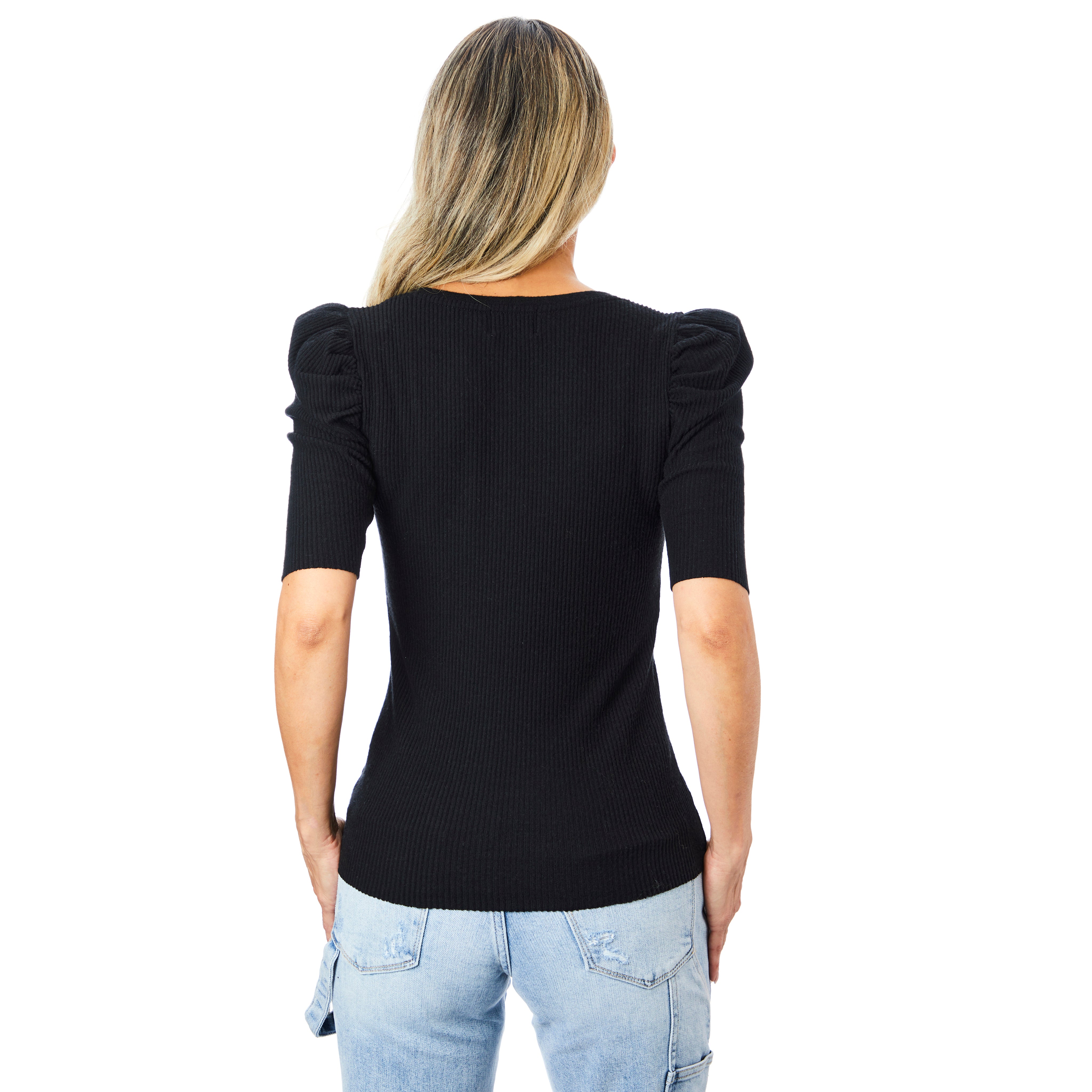 Nancy Puff Sweater Tee - Denny's