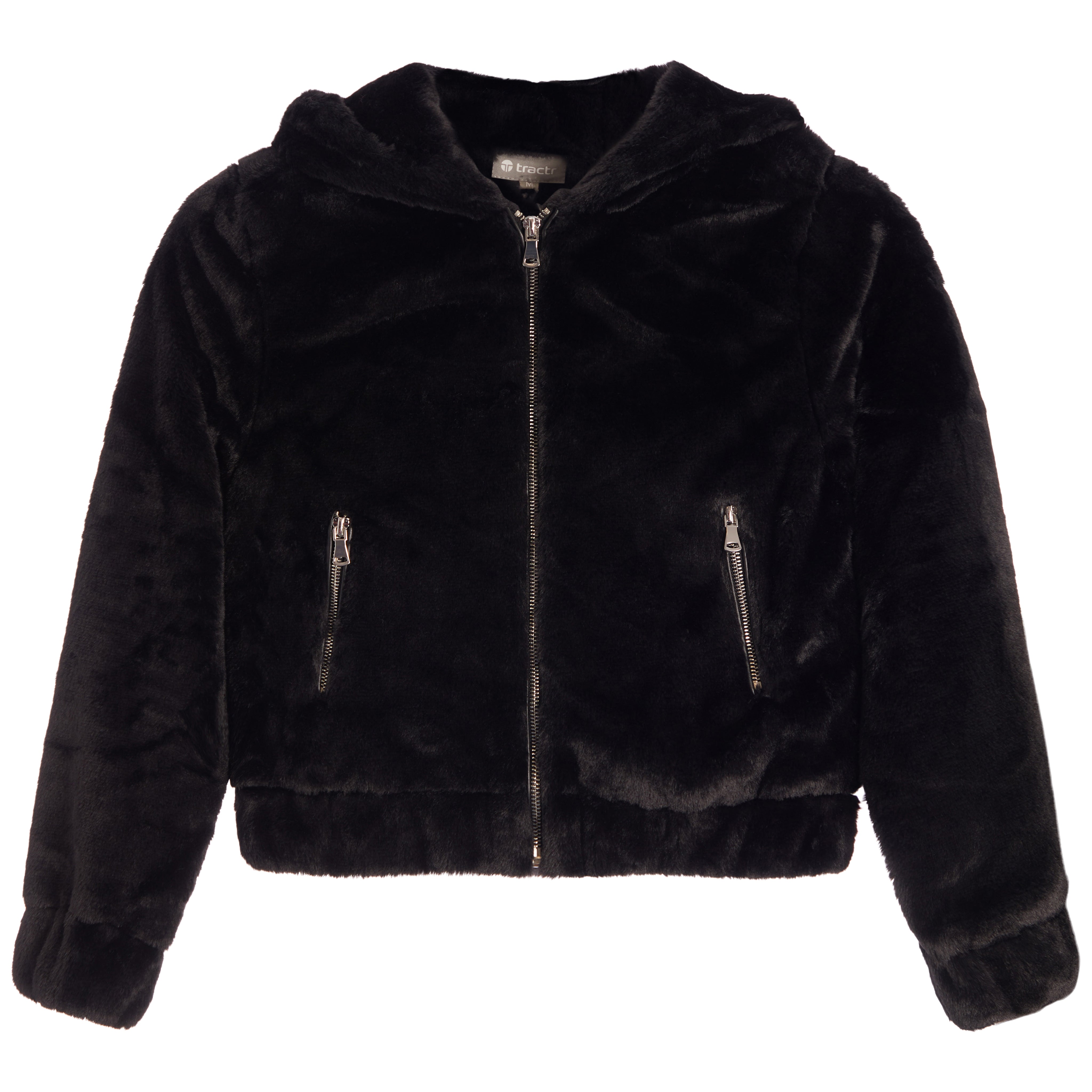 Ultra Soft Fur Zip Hoodie - Denny's