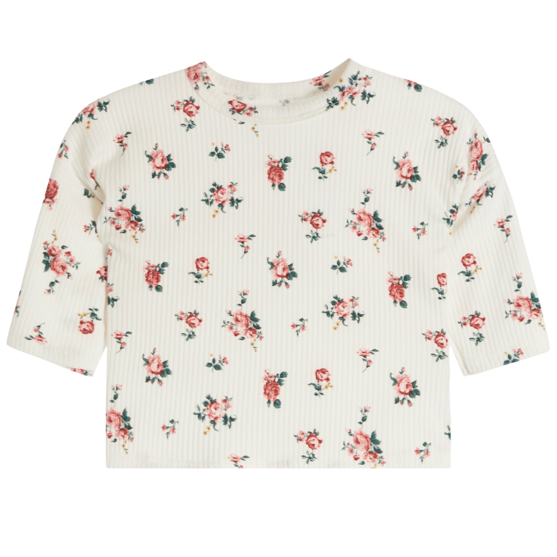 2pc Ivory Floral Harem Set - Denny's