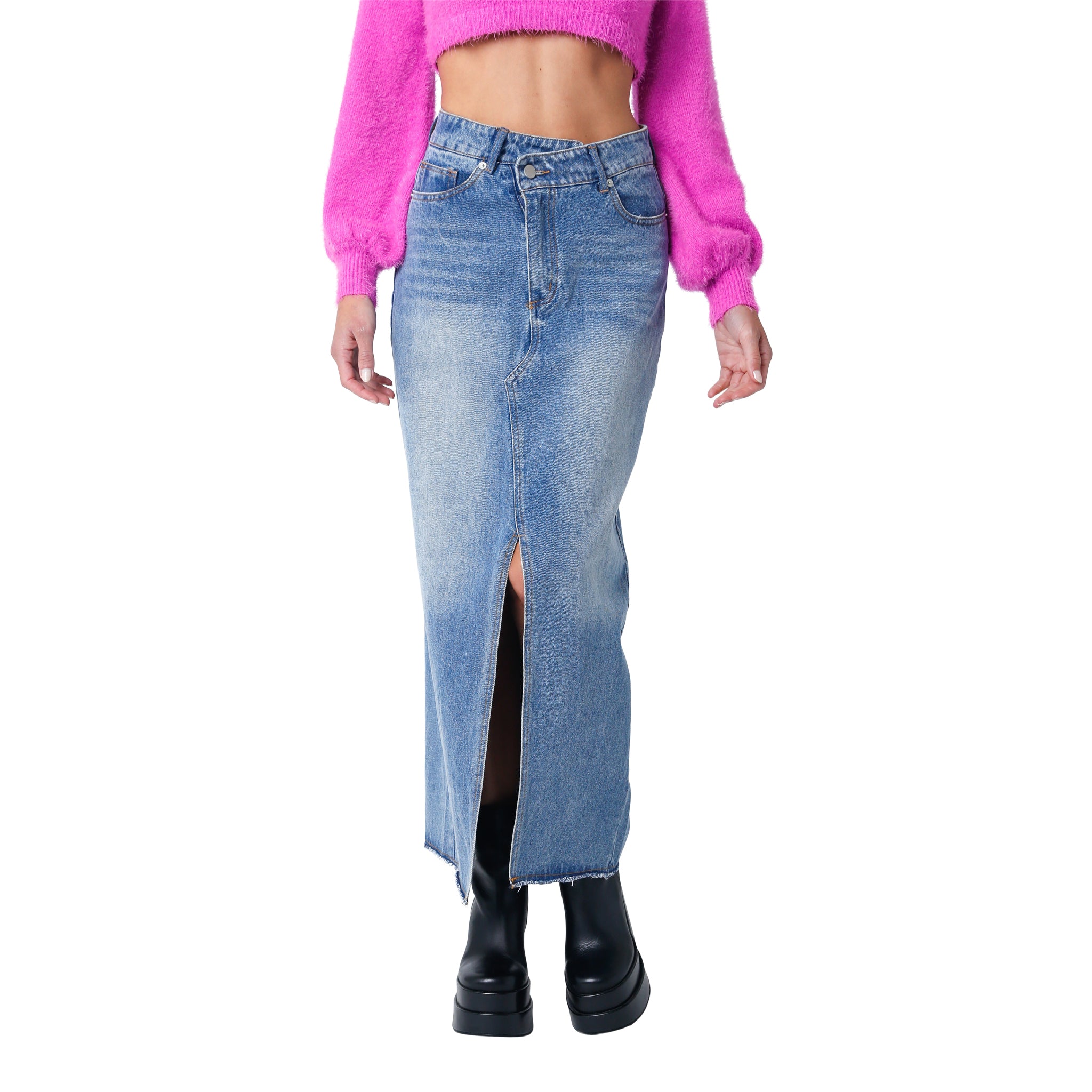 Dixie Denim Maxi Skirt - Denny's