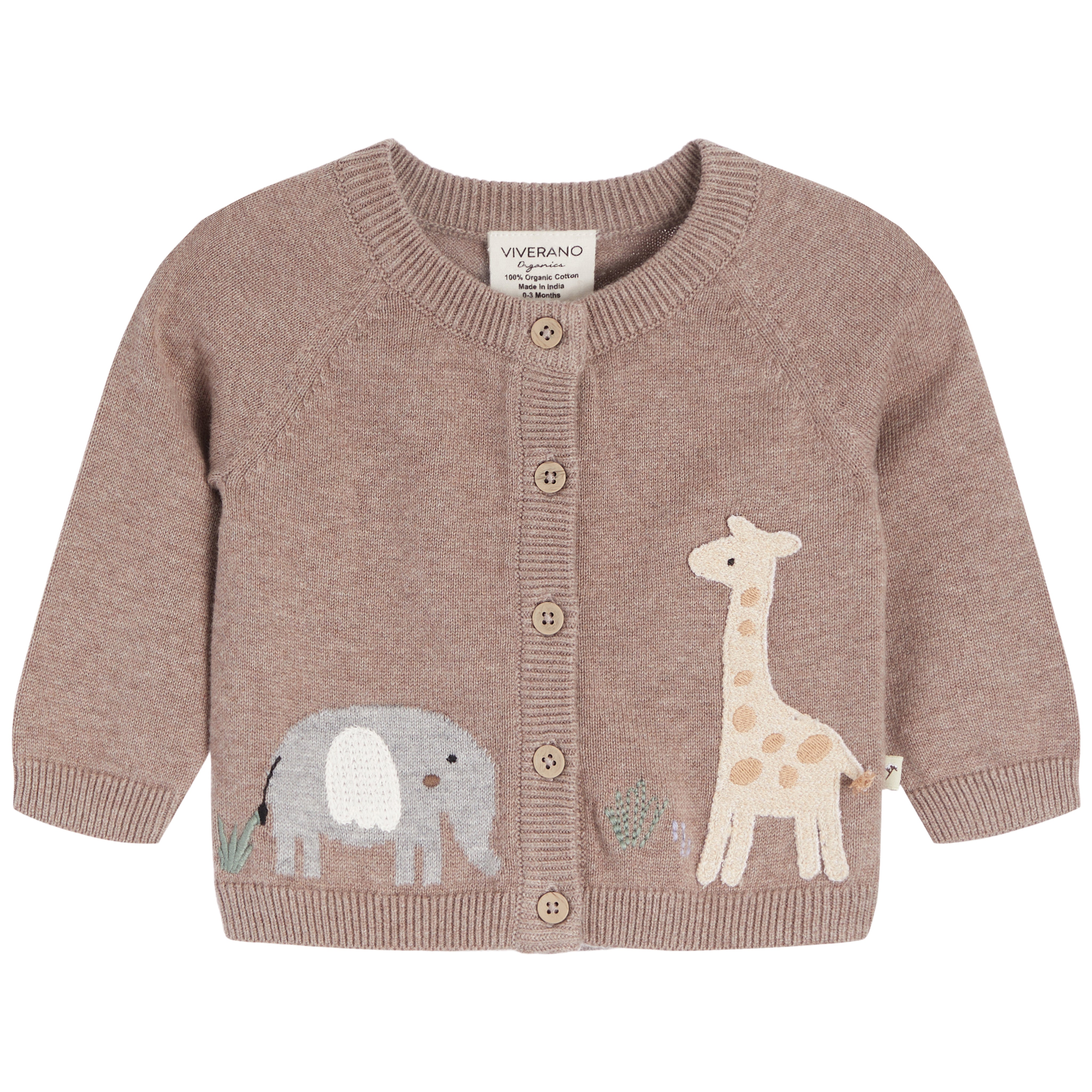 2pc Elephant Embroidered Set - Denny's