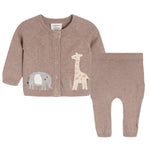 2pc Elephant Embroidered Set - Denny's