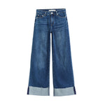Wide Leg Jean With Cuff - Denny's