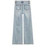 Destructed Wide Leg Pant