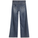 Destructed Wide Leg Jean