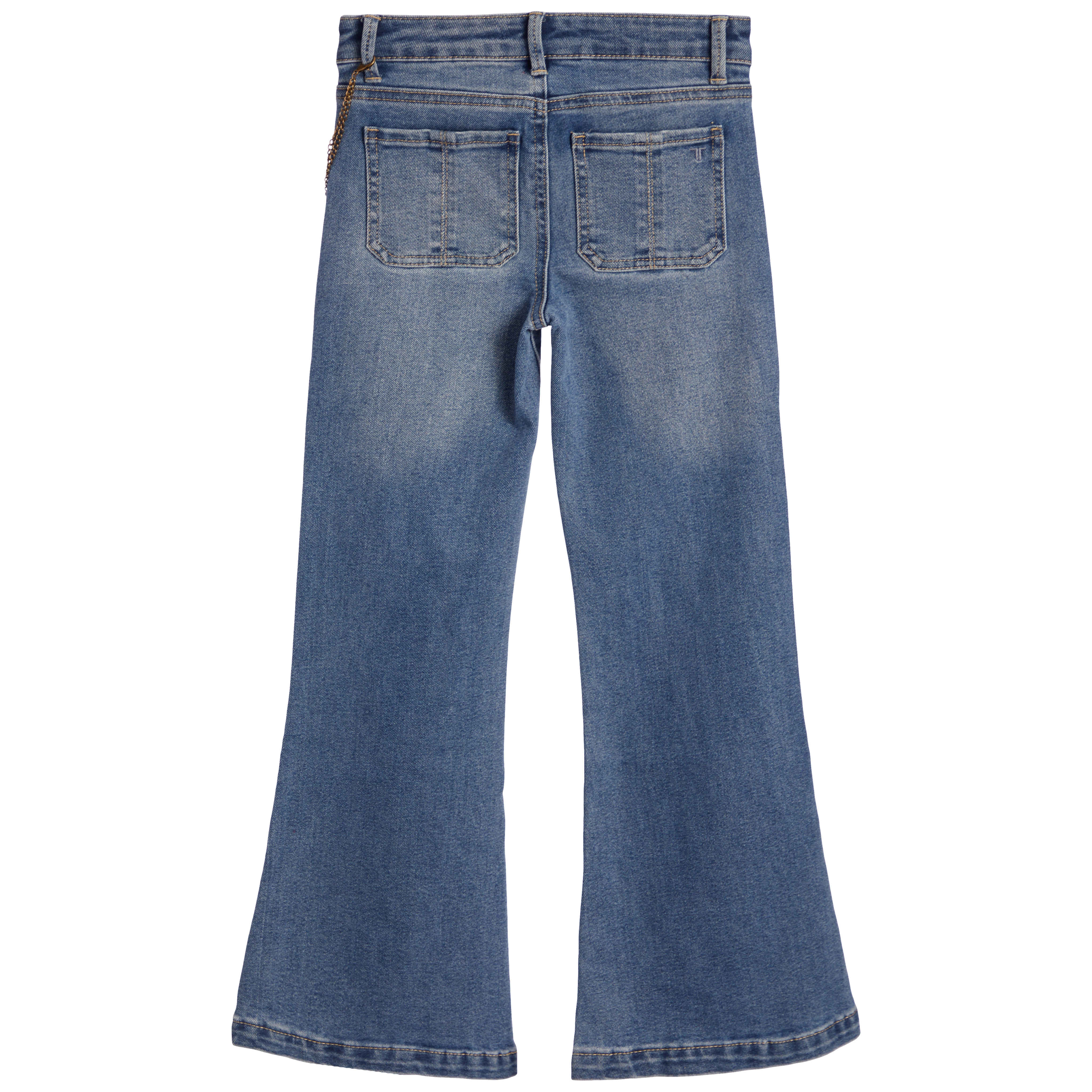 High Rise Patch Pocket Flare - Denny's