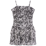 Floral Strapless Print Dress - Denny's