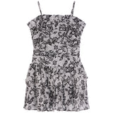 Floral Strapless Print Dress - Denny's