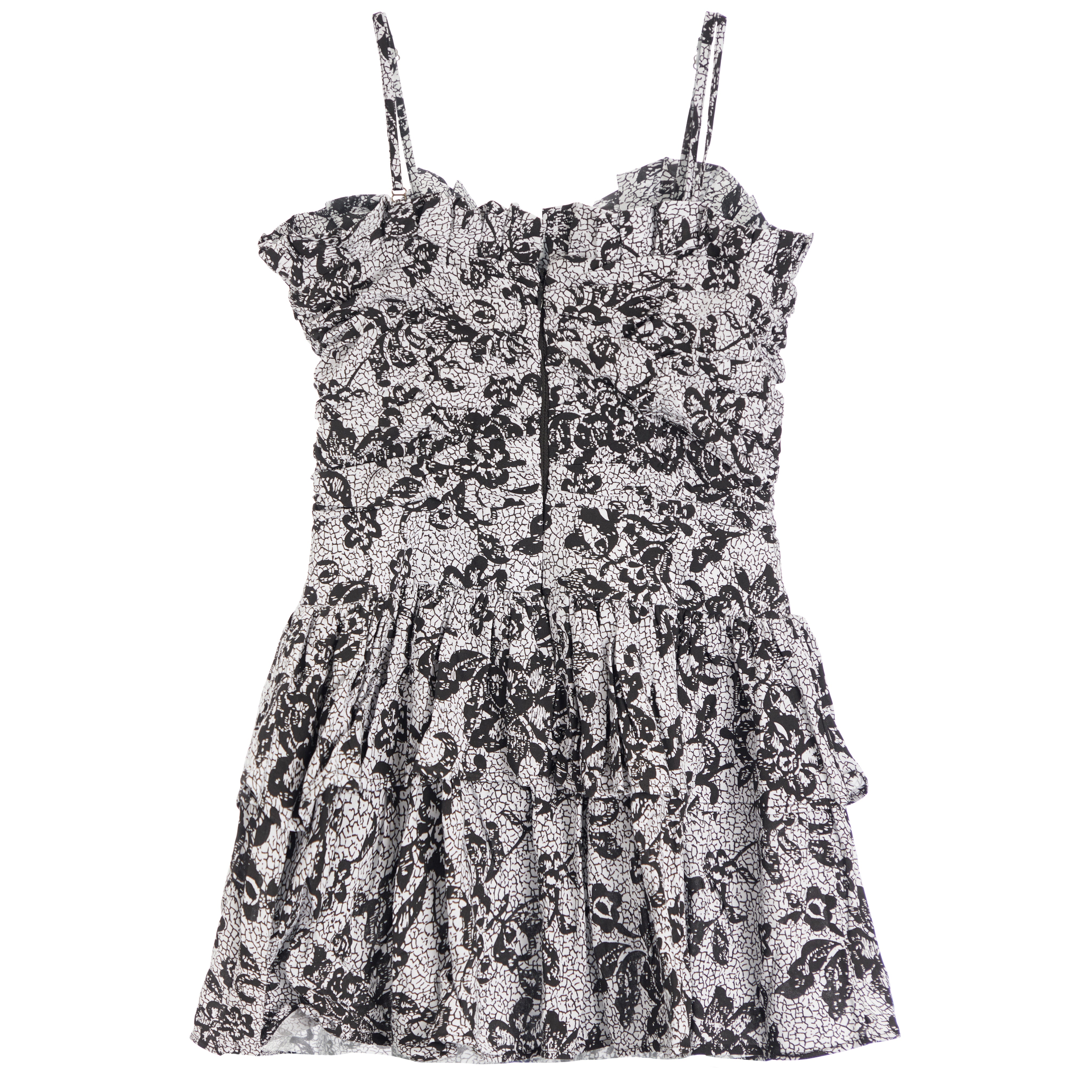 Floral Strapless Print Dress - Denny's