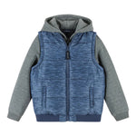 Textured Hooded Jacket - Denny's