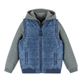 Textured Hooded Jacket - Denny's