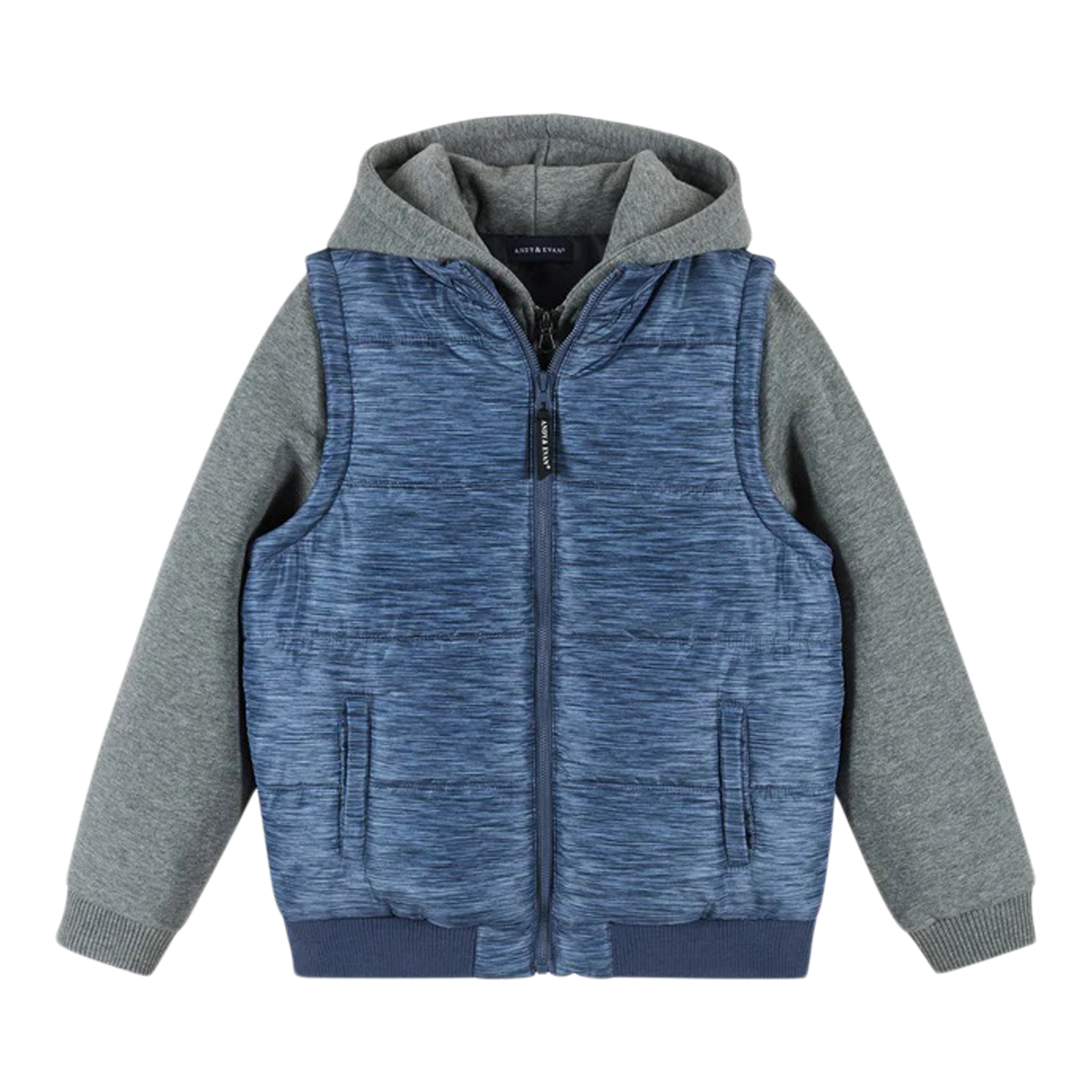 Textured Hooded Jacket - Denny's