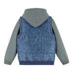 Textured Hooded Jacket - Denny's