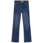 High Rise Fray Hem Bootcut Jean - Denny's