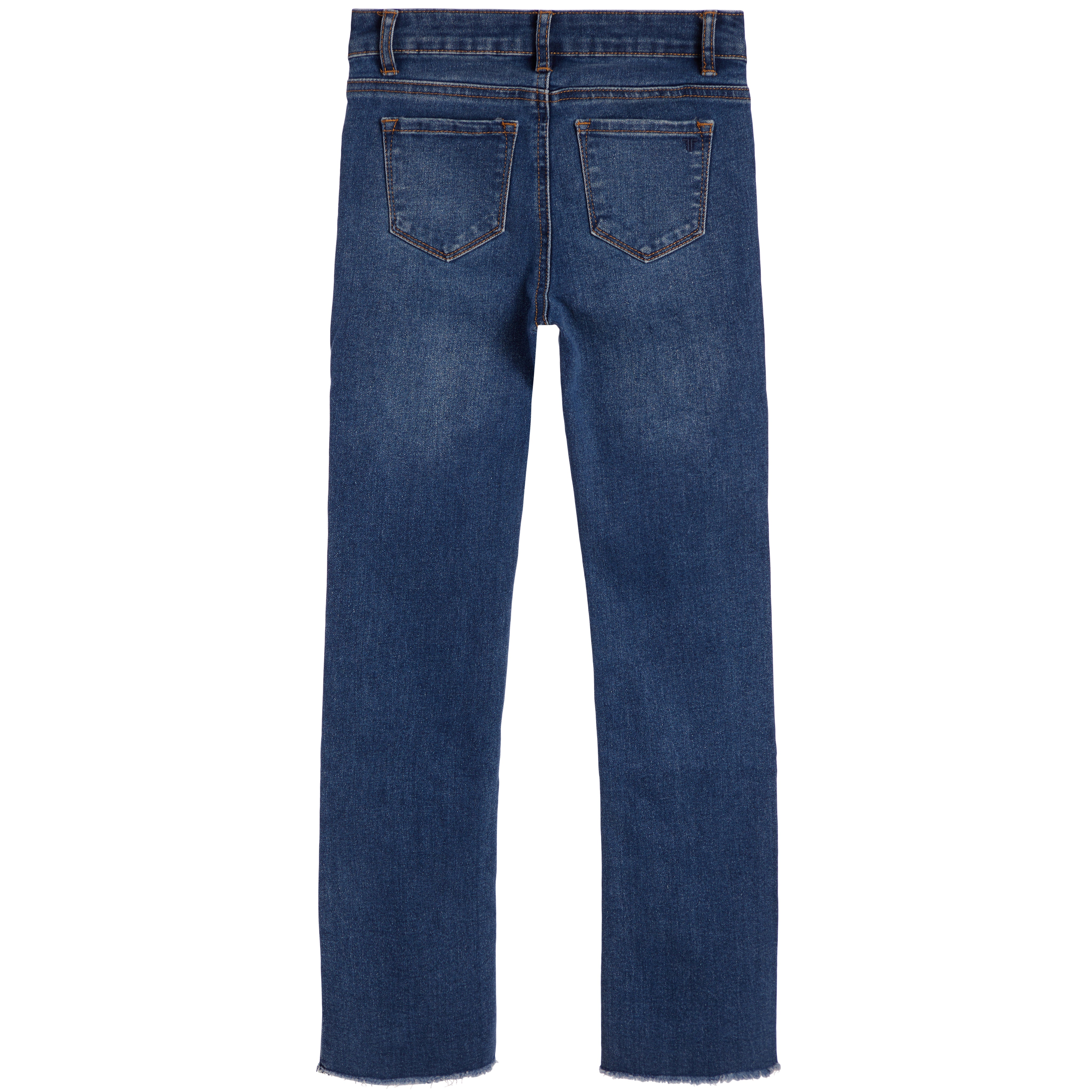 High Rise Fray Hem Bootcut Jean - Denny's