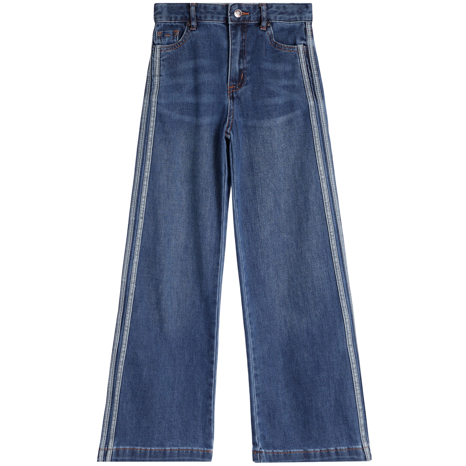Reverse Double Side Wide Leg Jean - Denny's