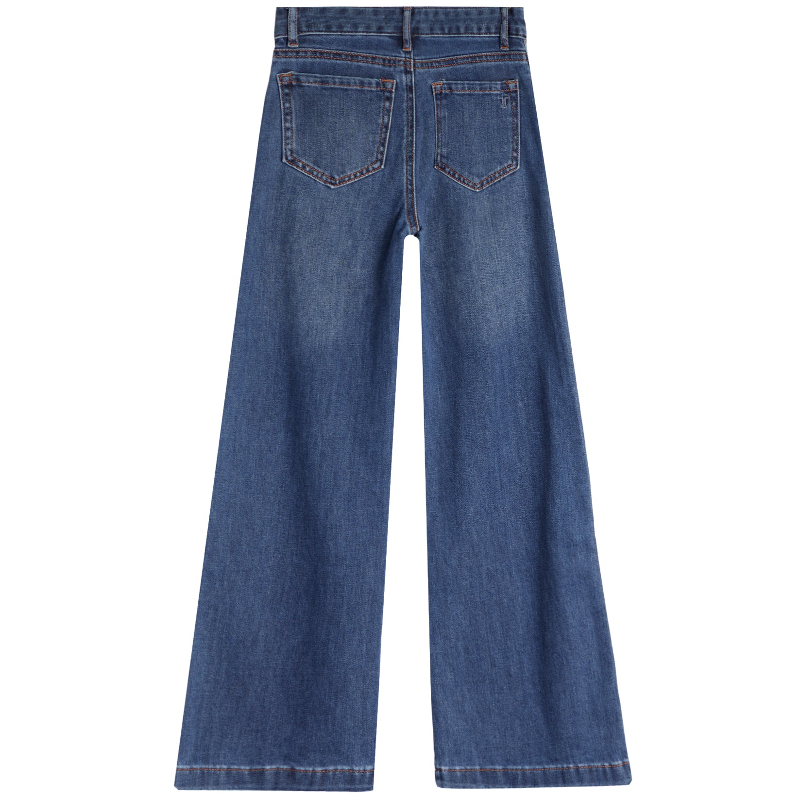 Reverse Double Side Wide Leg Jean - Denny's