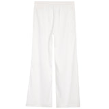 Drawstring Tiered Wide Leg