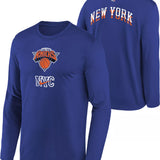 Knicks NK Drifit Long Sleeve Pregame Top - Denny's