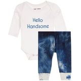 2pc Hello Handsome Onesie Set