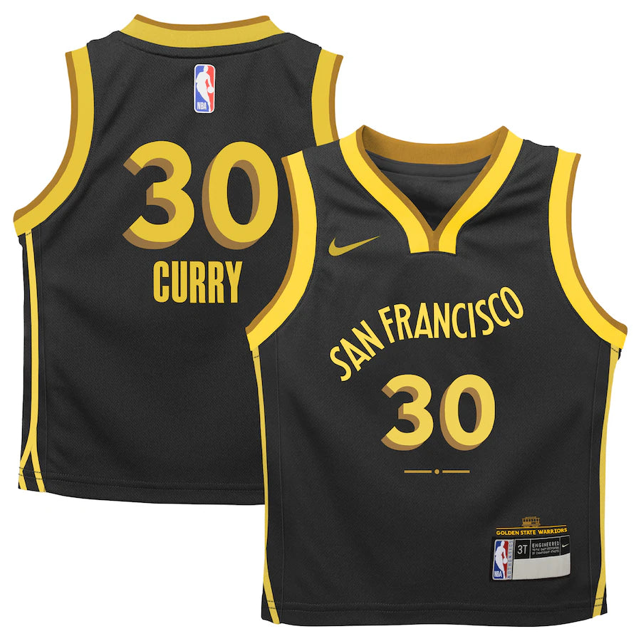 Curry Warriors Toddler City Edition Replica Jersey - Denny's