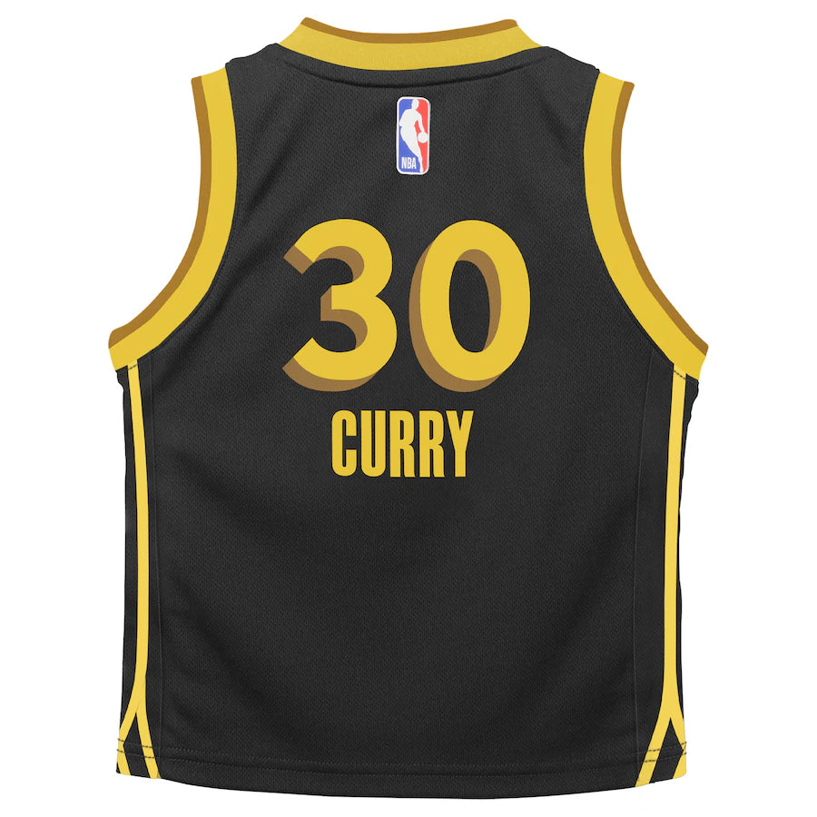Curry Warriors Toddler City Edition Replica Jersey Denny s