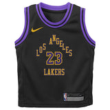 James Lakers Toddler City Edition Replica Jersey - Denny's