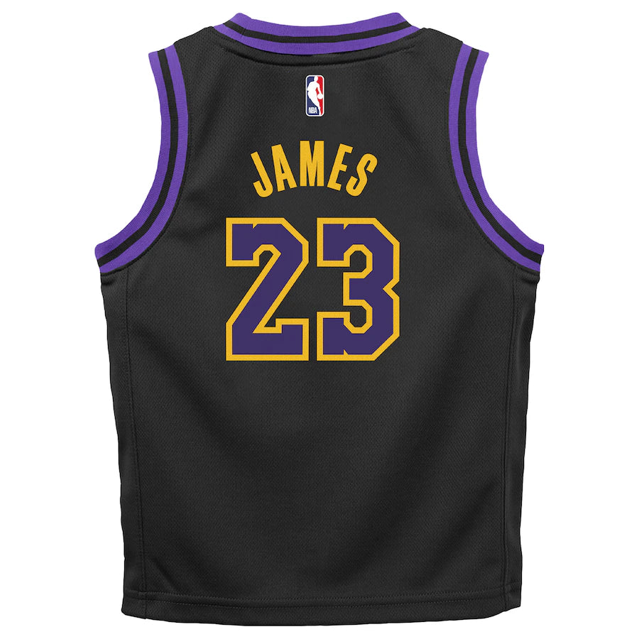 James Lakers Toddler City Edition Replica Jersey - Denny's