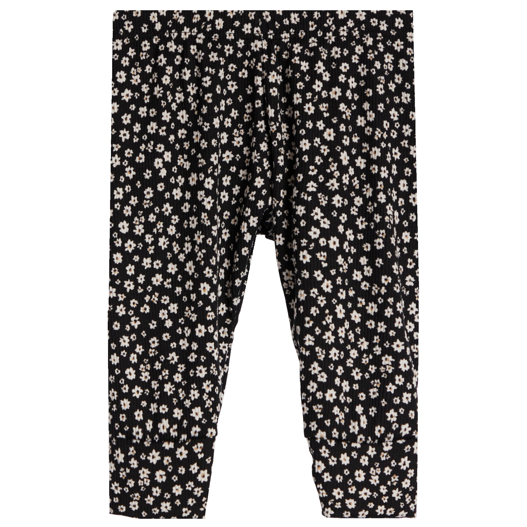 2pc Onesie & Black Floral Pant Set - Denny's