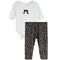 2pc Onesie & Pink Floral Pointelle Pant Set