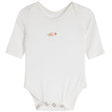 2pc Onesie & Pink Floral Pointelle Pant Set