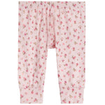 2pc Onesie & Pink Floral Pointelle Pant Set