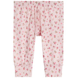 2pc Onesie & Pink Floral Pointelle Pant Set