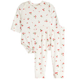 2pc Cherry Onesie Set - Denny's