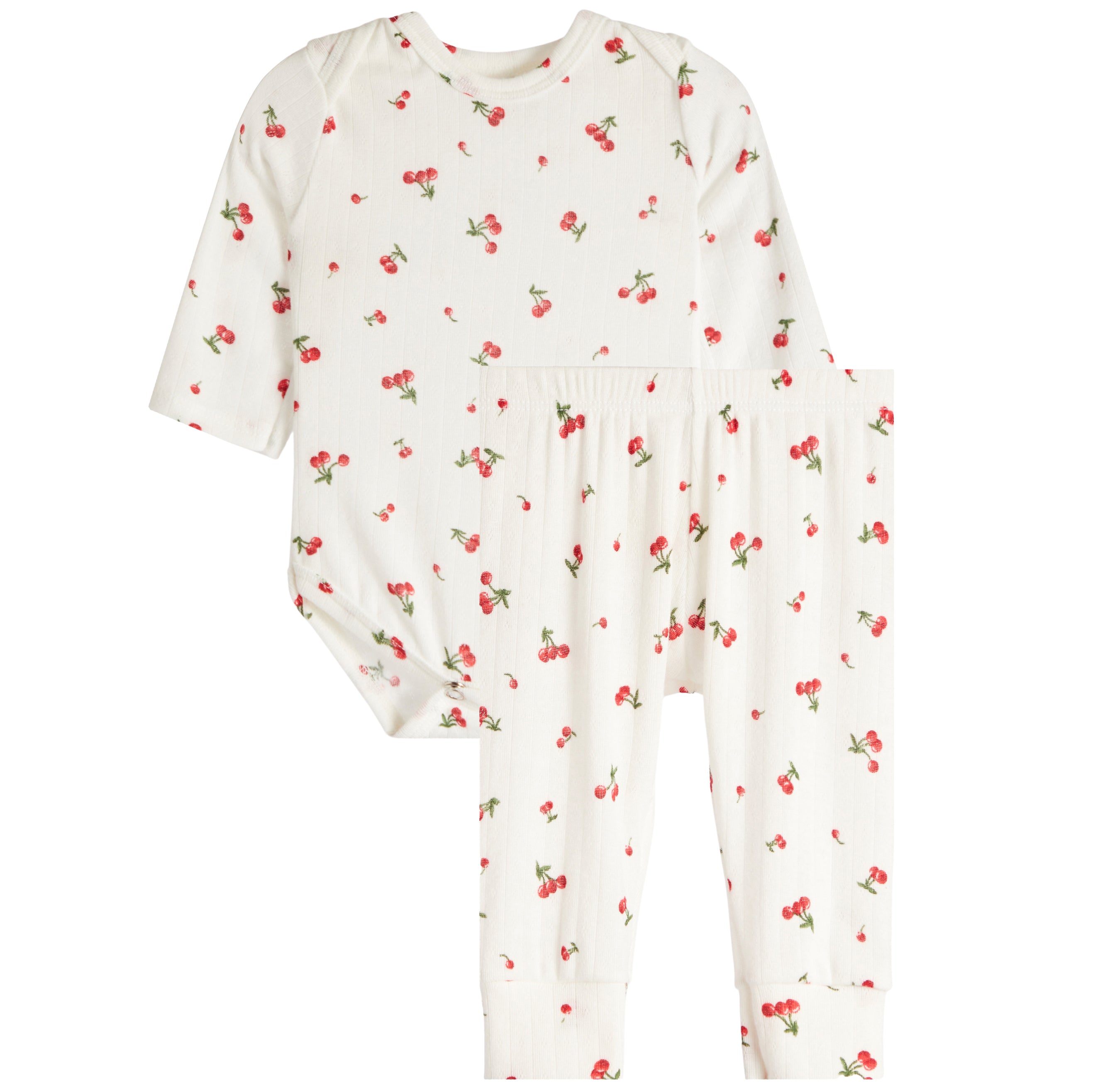 2pc Cherry Onesie Set - Denny's