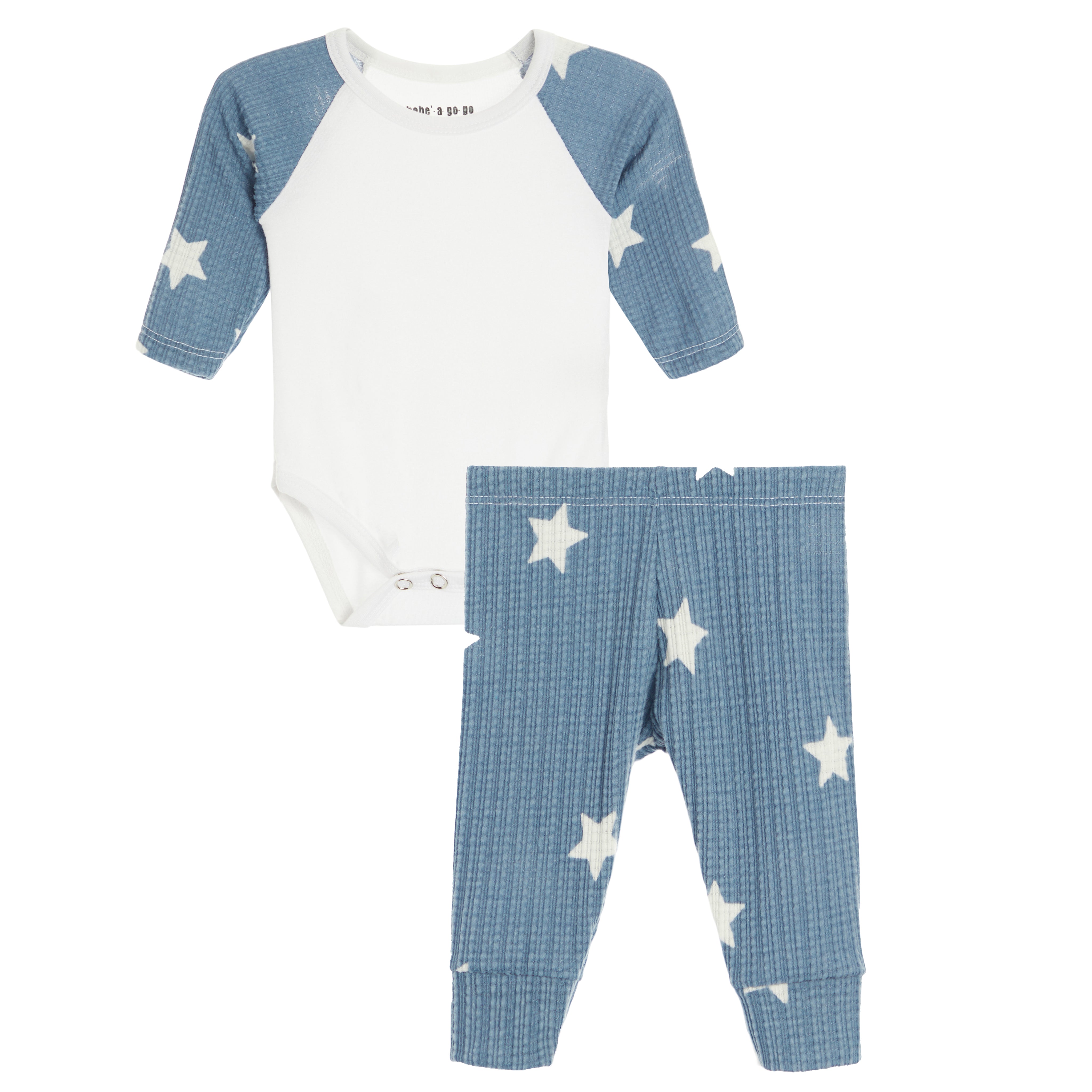 2pc Star Raglan Onesie & Pant Set - Denny's