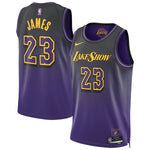 James Lakers Replica City Edition Jersey - Denny's