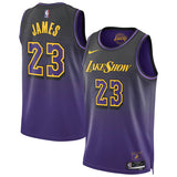 James Lakers Replica City Edition Jersey - Denny's