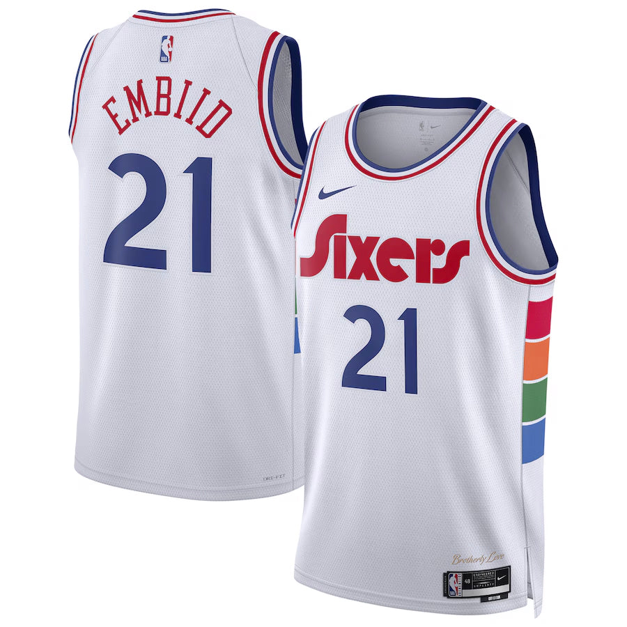 Embiid 76ers Replica City Edition Jersey - Denny's